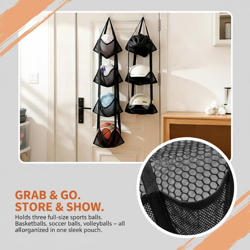 Wall Mounted Basketball Storag - đánh giá và giá Sports Equipment Bag
