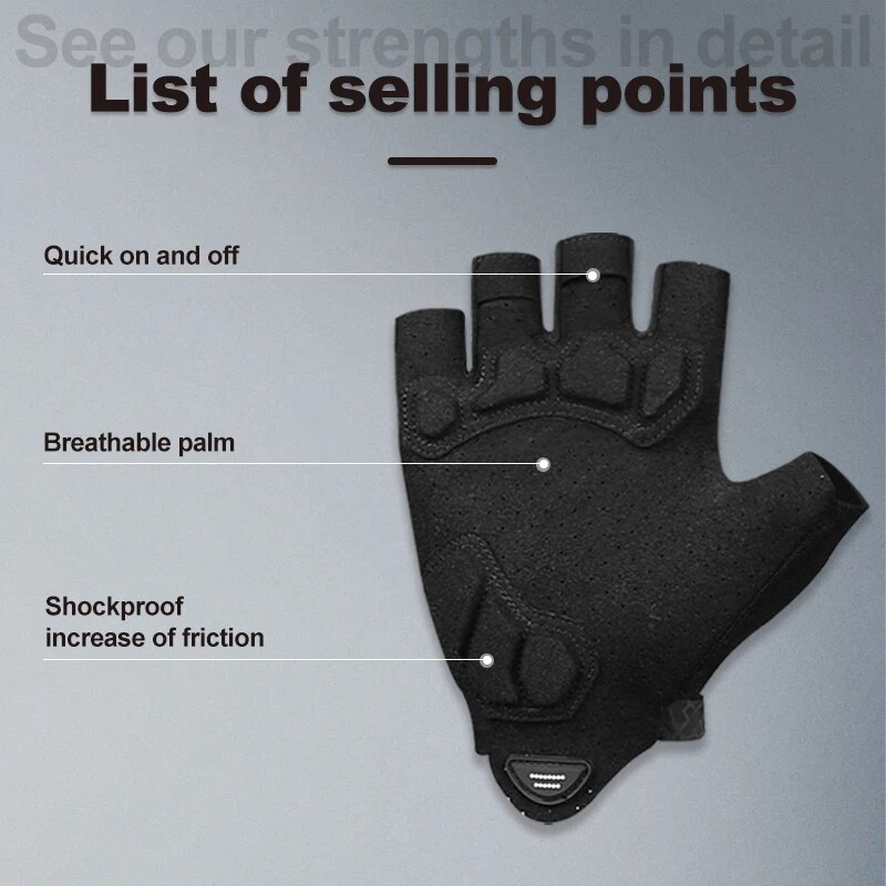 X-TIGER Cycling Gloves Half Fi - đánh giá và giá Xin Sports Equipment