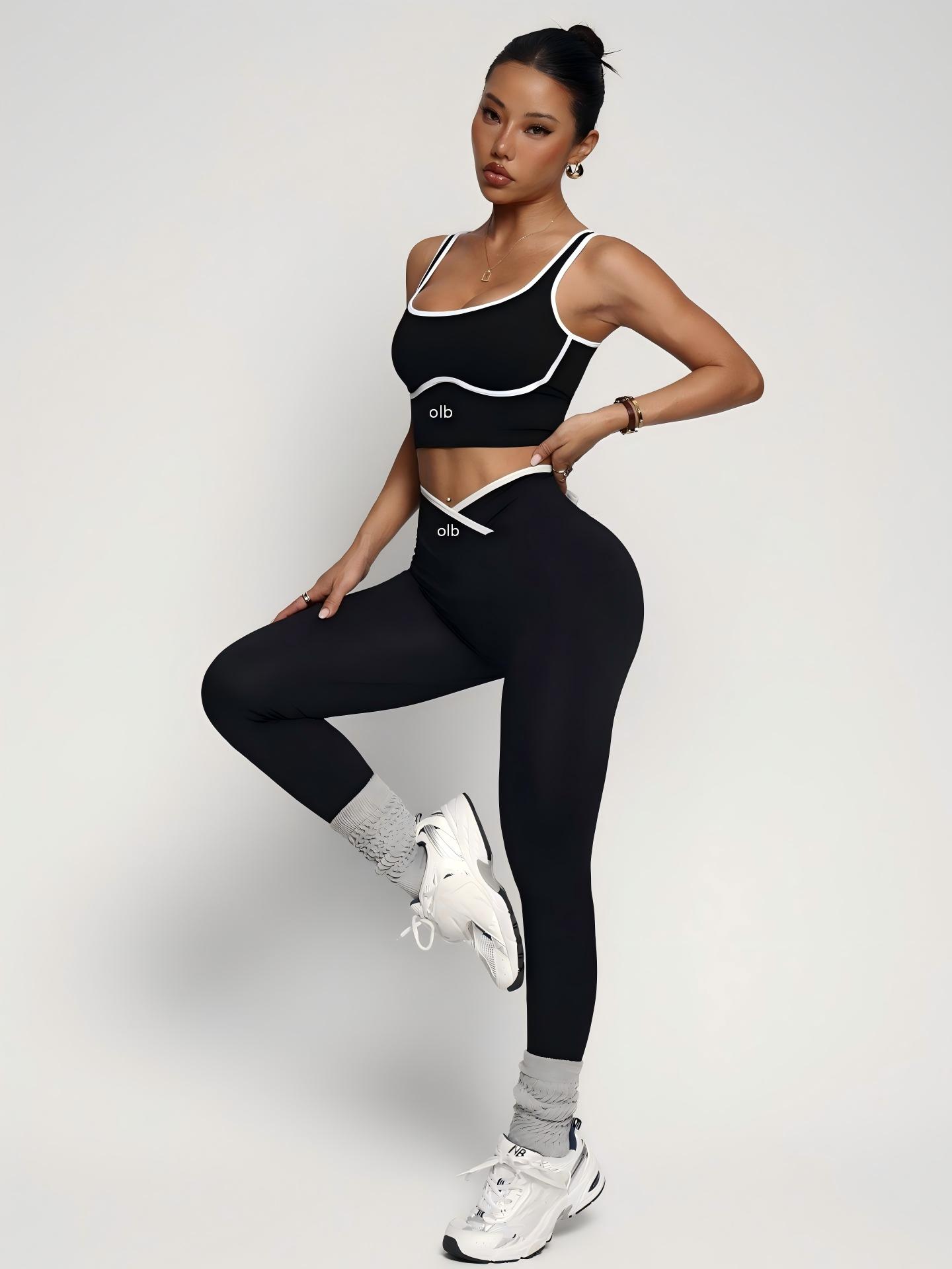 2-piece new sports bra vest pa - đánh giá và giá Sports Equipment Set