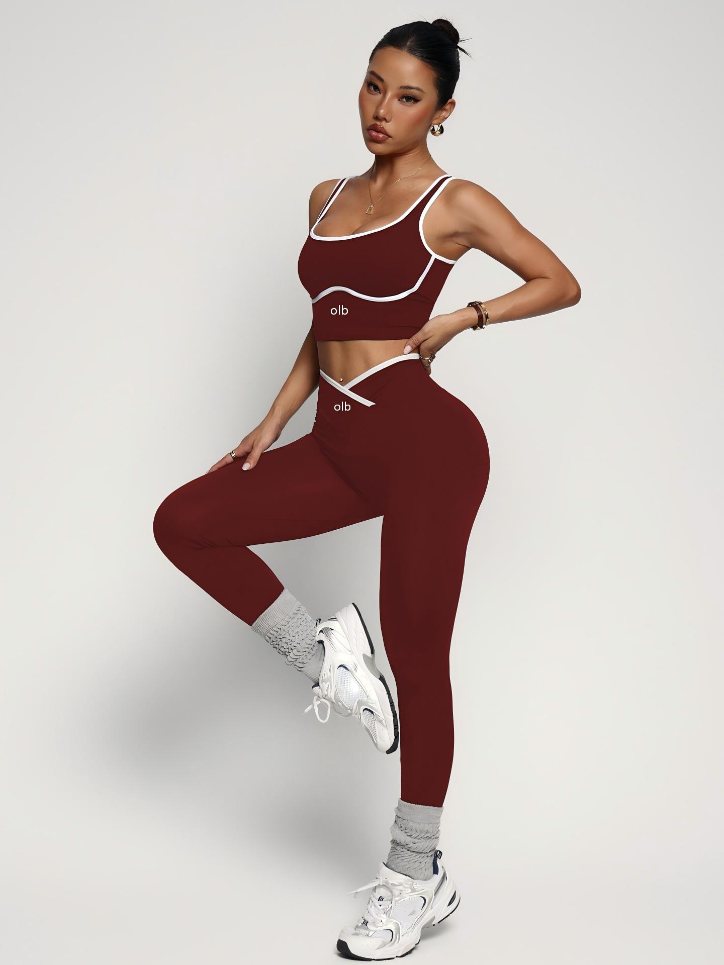 2-piece new sports bra vest pa - đánh giá và giá Sports Equipment Set