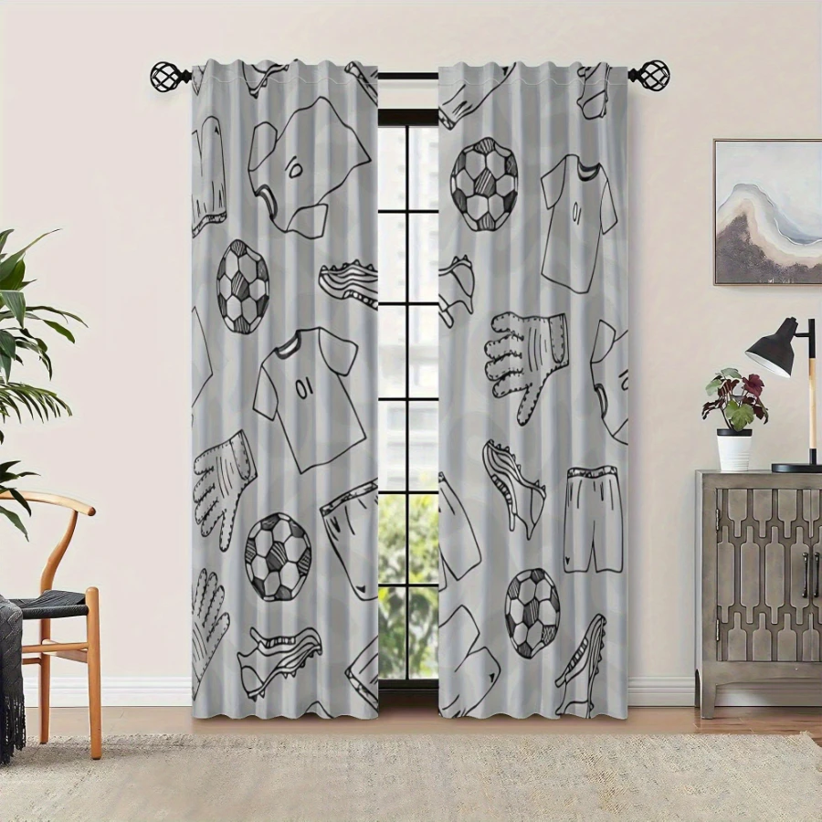 2PCS Digital Printed Curtains, - đánh giá và giá Sports Equipment In French