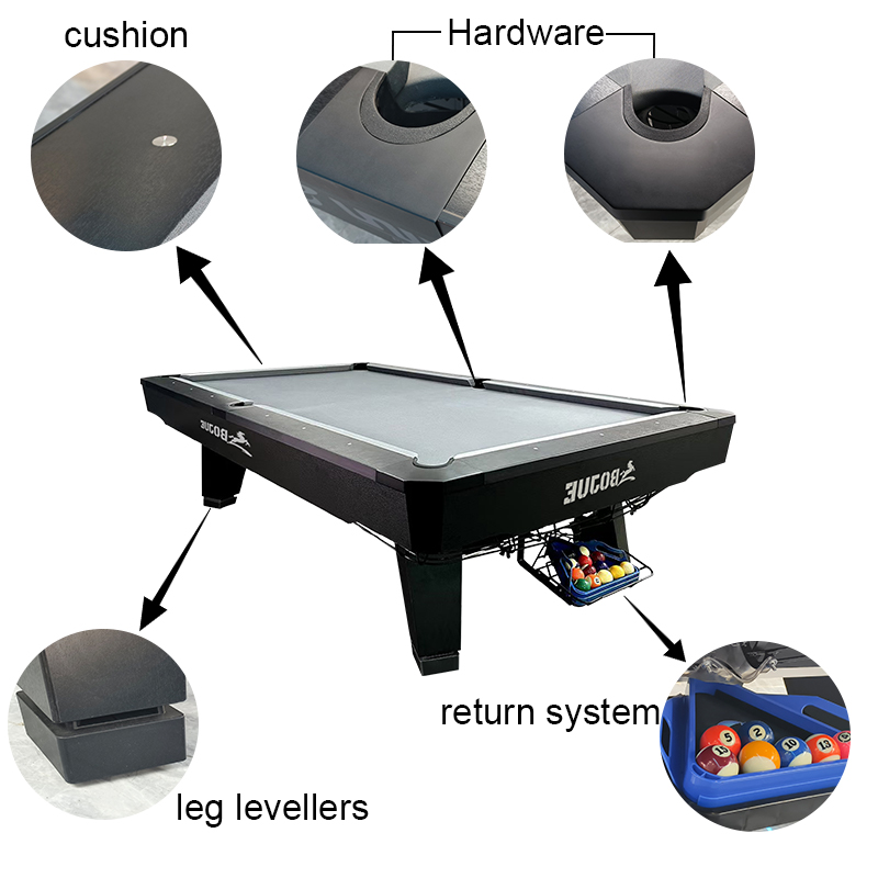 9-foot Commercial Pool Table,S - đánh giá và giá Sports Equipment In French