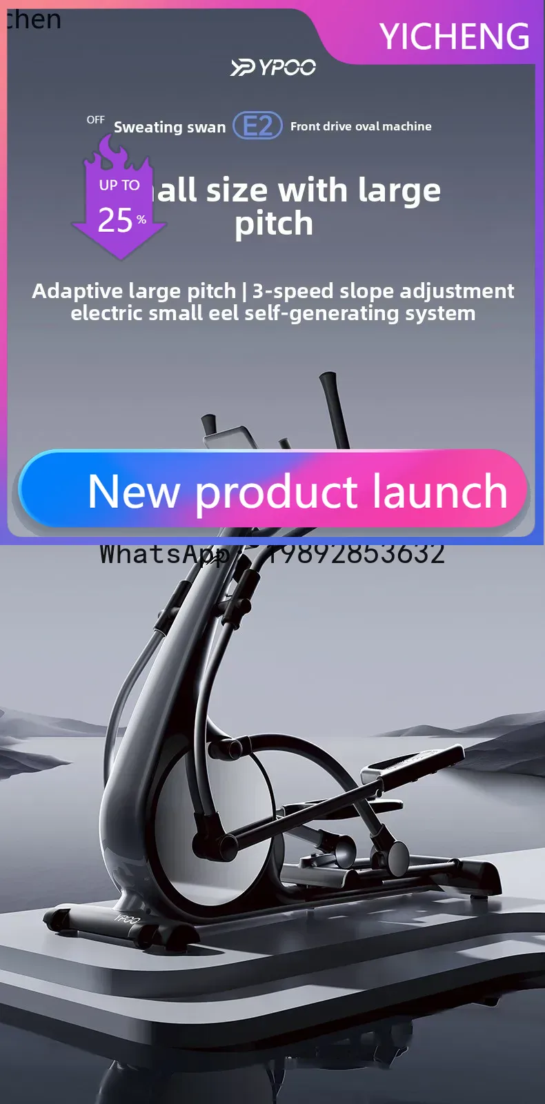 X-30    elliptical machine hom - đánh giá và giá Xin Sports Equipment